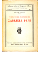 Un grande del risorgimento Gabriele Pepe