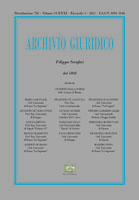 Archivio Giuridico n. 3 2011