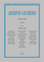 Archivio Giuridico n. 4 2014