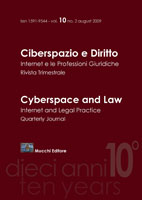 Ciberspazio e diritto n. 2 2009 - versione digitale