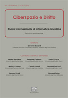 Ciberspazio e diritto n. 1-2 2016
