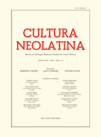 Cultura Neolatina n. 1-4 2014