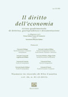 Il diritto dell'economia n. 2 2013 (Numero in ricordo di Elio Casetta)