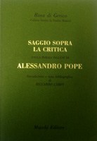 Saggio sopra la critica dalla poesia inglese di Alessandro Pope