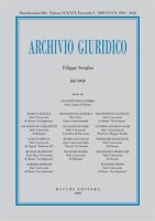 Archivio Giuridico n. 2 2009 - versione digitale