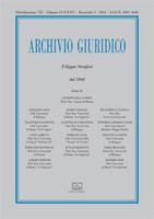 Archivio Giuridico n. 3 2015 - versione digitale