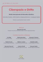 Ciberspazio e diritto n. 1 2012 - versione digitale