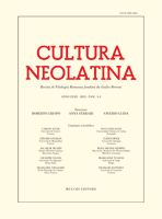Cultura Neolatina n. 3-4 2012 - versione digitale