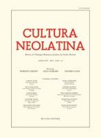 Cultura Neolatina n. 1-2 2015