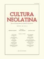 Cultura Neolatina n. 3-4 2015 - versione digitale