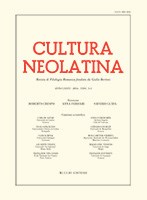 Cultura Neolatina n. 3-4 2016 - versione digitale
