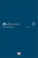 dianoia n. 20 2015 - Questioni tedesche