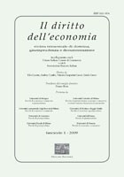 Il diritto dell’economia n. 1 2009 - versione digitale