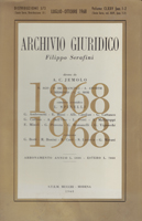 Archivio Giuridico “Filippo Serafini”
