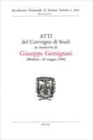 Atti del Convegno di Studi in memoria di Giuseppe Gemignani